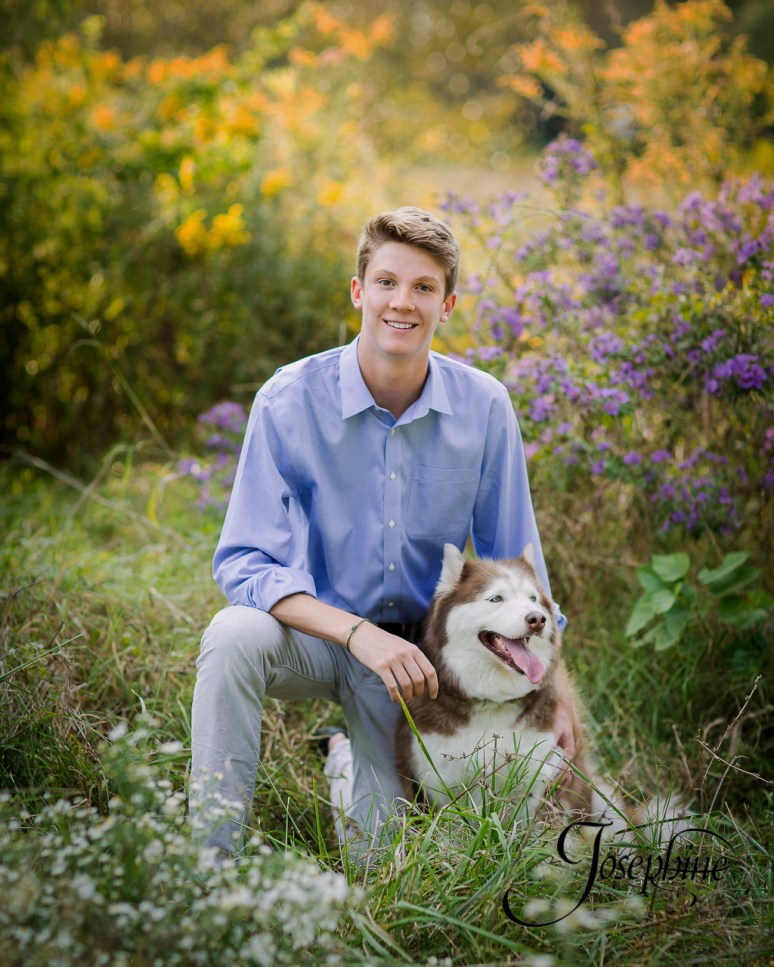 saint-louis-senior-portrait-photographer-john-burroughs-forest-park-with-dog-2
